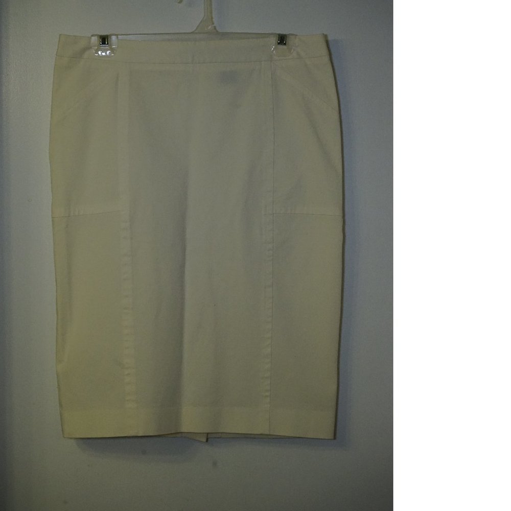 Cotton pencil skirt